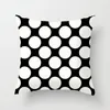 Pillow Case Black & White Geometry Cushion Cover Small Throw CasePillowcase Sofa Square 45cmx45cm