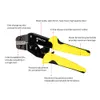 Tang Kkmoon Professional Wire Crimpers Multifunktionella spärrning Terminal Crimp -tång Trådstrippare Crimper Tool Cord End