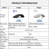 Souris Bluetooth silencieuse sans fil BT ArcTouch Mouse Portable Slim Wireless Foldable Low Noise Mouse Mini Computer Optical Mouse for Laptop Tablet Mac iPad