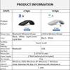 Mouse Bluetooth silenzioso senza fili BT ArcTouch Mouse Mouse portatile sottile wireless pieghevole a basso rumore Mouse ottico per computer portatile Tablet Mac iPad