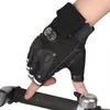 Fahrradhandschuhe Sommer Pu-Material Outdoor Für Sport Halbfinger Robust Verschleißfest Fingerlos Scooter Fahrrad Mtb HandschuheRadfahren