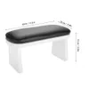 Hand Rests PU Leather Manicure Hand Pillow Waterproof Nail Arm Rest Cushion Manicure Table Mat Arm Wrist Hand Rest Salon Cushion 230428