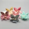 Hair Accessories 30pcs Fashion Cute Glitter Ears Hairpins Tulle Floral Animal Clips Princess Headwear Boutique Accesories