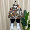 Kurtki chłopcy dżinsko wiosna jesień dzieci moda odzież dla dziecka 1 do 8 -letnich dzieci odzież wierzchnia bluzy