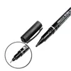 علامات 3PCSSEST TWIN TIP دائمة Blackbluered Peint Point Peint Pen for School Office Supplies Student Stationery 230503