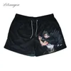 Shorts masculinos Anime Black Clover Shorts Classic Gym Basketball Workout Shorts de verão shorts casuais de verão shorts de natação j230503