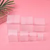 Present Wrap 10st Transparent Square Bag Wedding Party Event Favors Present Pocket Plastic Candy Boxar Cookie Chocolate Pouchs