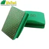 Polijstpads diatool 2st Electroplated Diamond Hand Polishing Pad 90x55mm Hard Foambacked Hand Pad