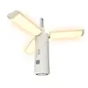 Außenbeleuchtung Klappbare Campinglaterne Lichter Magnetische Arbeitslichter Taschenlampe Warnlichter Warmweiß 3 Birnen 3500mAh 750lm Notaufladbarer USB