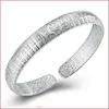 Bangle Versatile Fashion Temperament Bracciale placcato argento femminile Apertura gioielli a mano Baifuzi Ragazze