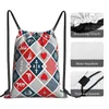 Einkaufstaschen Nautisches Design Tragbarer Reitrucksack mit Kordelzug Turnschuhe Aufbewahrungsrucksäcke