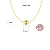 Designer De Luxe 18k Placage Or Boule Sexy Pendentif Collier Femmes Marque De Mode s925 Collier En Argent Charme Femme Collier Chaîne De Luxe Bijoux Saint Valentin Cadeau