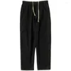 Pantalon Homme #5078 Kaki Noir Vintage Cargo Hommes Pantalon Homme Casual Salopette Lâche Piste Droite Pantalon En Velours Côtelé