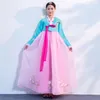 Ubranie etniczne klasyczne kobiety haftowe sukienka królewska tradycyjna Hanbok Yukata sukienki w stylu koreańskim damskim scena sceniczna suknia elegancka taniec