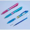 Ballpoint Pens Haile 26 Pcsset Kawaii Erasable Gel Refills Rods 05mm Push Automatic Press Washable Handle Stationery 230503