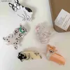 Клипы для волос Barrettes Женщины собачья животное милая такта Corgi Bulldog Pug Labrador Shiba Inu Shiba Inu Hair Claw T230503