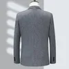 Costumes pour hommes Style britannique mode printemps et automne décontracté hommes solide Blazer coton mince angleterre costume Blaser Masculino mâle veste