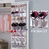 Lagring 28 Stora nätfickor över dörrskoskoret hängande sko arrangörer för garderob hängande sko rack lagringshållare hängare tj9491