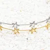 Hair Clips 2023 Japan And South Korea Trendy Star Shaped Hoop With Golden Bright Piece Headband For Woman Cute Head Jewelry Gift.