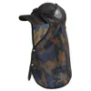 Buitenhoeden Outdoor Camouflage Print UV Zonn Hat Breding Viskap Zon Bescherming en nekflap met gezichtsmasker voor reiswandelhoed Caps J230502