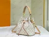 Designer Mini Bucket Bag Neonoe BB M46581 Dragsko För Dam Monogram Canvas Damier Läderväska Damer Lyx Croos body Neo Noe