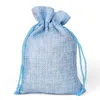Sacos de compras 30pcs Christmas turlap saco de lençón saco mini saco de casamento presente para festa de aniversário diy