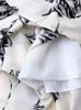 Spódnice kobiety kwiatowy druk szyfonowy długa spódnica Stylowa stylowa midisisiskinit jednoczęściowy biuro damskie wakacje seksowna plaża