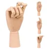 Decoratieve objecten Figurines Flexibele Jointed Doll beweegbare ledematen houten handmodel tekenmodel schets mannequin model 10 centimeter lange menselijke kunstenaar modellen 230503