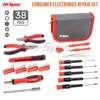 Schroevendraaier HiSpec 38 Piece Screwdriver Set Ratcheting Bit Driver Precision Screwdrivers Multi Professional Screwdrivers Hand Tools set