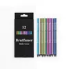 Other Pens 12 Color Metallic Colored Pencils Drawing Sketching Set Coloring Colour Brutfuner Profession Art Supplies For Artist 230503