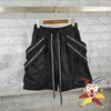 Męskie szorty Multi Patchwork Nylon podwójna pętla Zipper Sipper Kieszonki Kieszonki Mężczyźni Kobiety Vintage Shorts J230503