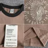 T-shirt da uomo Prodotto estivo Modello retrò Manica corta T-shirt da uomo Horn Bump Color Trend Ground Wool Cotton Half B