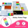 Sheets 7 Color Sticky Notes Flags Tabs Flag Colors Kawaii Translucent Stationery Bookmarks Stickers Bright Page I H6h0