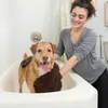 Ręczniki Pet Dog Cat Chłonne Ręczniki Pet Glovestyle Bath Ręcznik Nano Fibre Szybki ręcznik kąpielowy