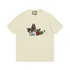 Women's designer Tee t shirt 23ss Cartoon rabbit Letters classical print short sleeve cotton women Unisex For Man S-XL