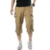 Shorts pour hommes Long Short Cargo Shorts Hommes Été Multi-Poche Casual Coton Pantalon Élastique Hommes Militaire Tactique Culotte Courte 5XL 230503