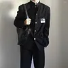 Men's Suits Japanese College Uniform Jacket Stand-up Collar Suit Top Men's Spring Summer Wind Trend Men Coat School