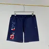 R Polol 2023 Summer Men's Shorts - Casual, Sporty, Embroidered and Printed Five-pocket Pants