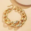 Tour de cou matériel exagéré grand collier collier pour femmes Hiphop grosse chaîne sur le cou 2023 Egirl bijoux
