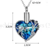 Pendentif Colliers Creative Coeur Crémation Bijoux Avec Cristal Arbre De Vie Urne Collier Pour Cendres Cadeaux Femmes Filles Drop De Dhgarden Dhzge