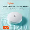 Актериалы тревоги I Zigbee Linkage Утечка воды Датчик утечки с датчиком погружения.