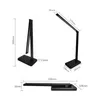 Table Lamps LED Lamp Dimmable Desk Reading Light Foldable Rotatable Touch Switch DC 5V USB Charging Port Timing