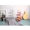 Organisation Kitchen Creative Egg Rack Spiral Egg Basket Seconter Iron Practical Multifunktionell spiral Dispenser Rack Basket Storage