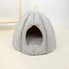 猫のベッド販売ベッド暖かいペットバスケット居心地の良い犬小屋子猫ラウンジャークッションテントのための小さなマット洗える洞窟ペット