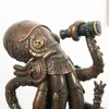 Dekorativa föremål Figurer Northeuins harts Steampunk Cthulhu Mekanisk resenär Octopus Figurer Marauder Simulation Home Living Room Decor 230503