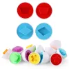 Egg Puzzle Toy Figure Fruit Matching Smart Paired Eggs Early Education Kids Intelligence Learning Lernspielzeug für Kinder