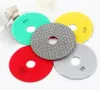 Polijstpads 5 inch 125mm diamond Electroplated polishing Pad 4pcs/Set Fast Removal Tile Glass Concrete Stone Sanding Disk Metal Polishing