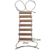 Scratchers Wood Cat Bridge escada de parede de parede de parede de corda de gato degraus gatos degraus gatinhos pós -alpinista post brinquedos de gatinho diy mobiliário de atividade