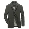 Hommes Vestes Hommes Blazer Veste Décontractée Printemps Automne Affaires Coton De Luxe Slim Fit Costume Manteau Outwear Armée Militaire Bomber Cargo