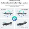 Aircraft Modle B2 RC Airplane 2.4Ghz 2 Channels Remote Control Airplane Fixed Wing Foam Aircraft Model Flight with LED Lights Kid Toys for Boys 230503